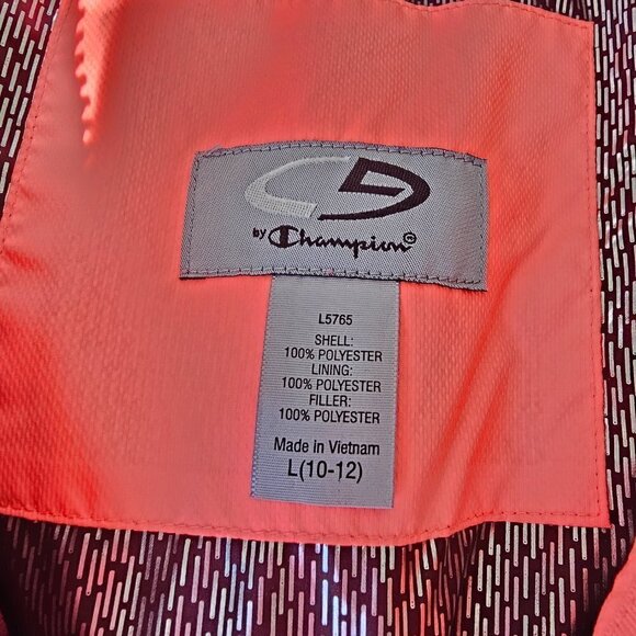 Champion Insulated Heatlock Winter Ski Coat in Deep Pink, Size Large - Picture 10 of 12